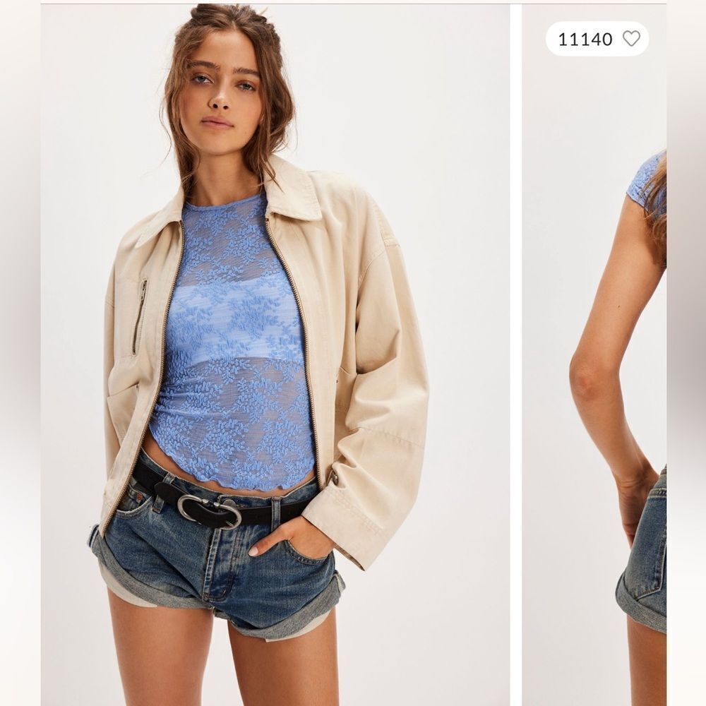 One Teaspoon Bandit low waist denim short NWOT Size 29